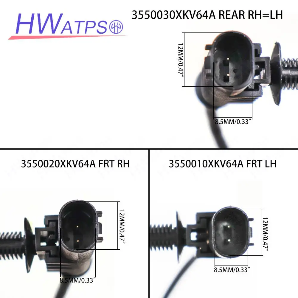 3550030 XKV64A مستشعر ABS أمامي وخلفي يسار يمين 3550010 XKV64A 3550020 XKV64A للجدار العظيم هافال 2019 H9 #3