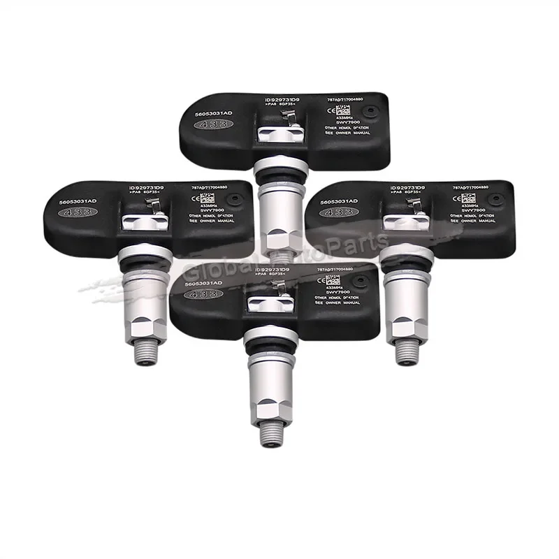 

4PCS 56053031AD Tire Pressure Monitoring System Sensor 433MHz For Chrysler 200 300 Sebring Dodge Avenger Caliber Charger Magnum
