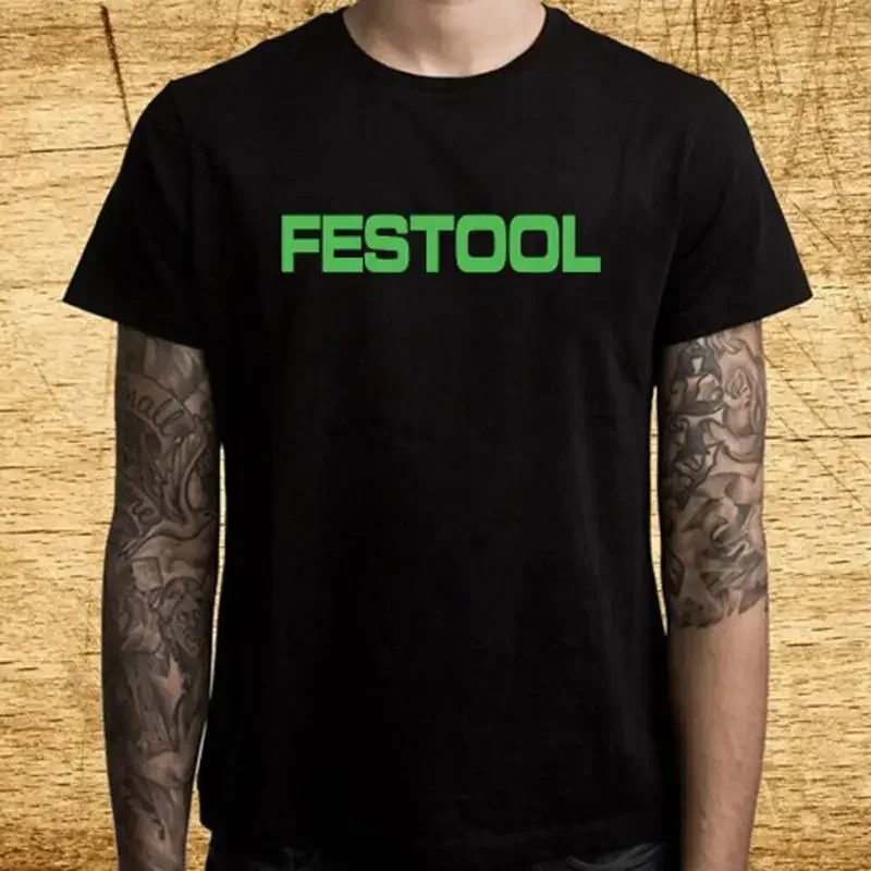 Festool Tools Men's Black T Shirt Size S 5XL