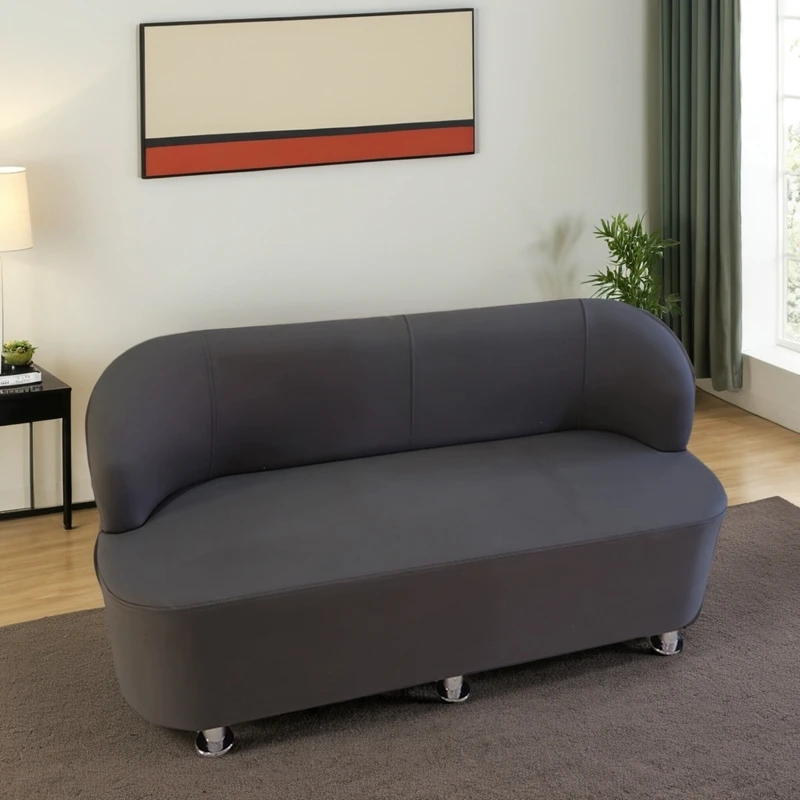 

Small backrest sofa shoe changing stool