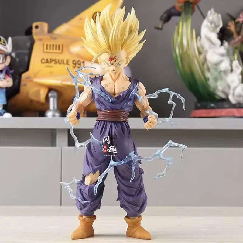 Dragon Ball Z Son Goku Gohan Model Anime DBZ Super Saiyan 2 Action Figure Toys Manga Figurine GK Statue Ornaments Gift for Kids