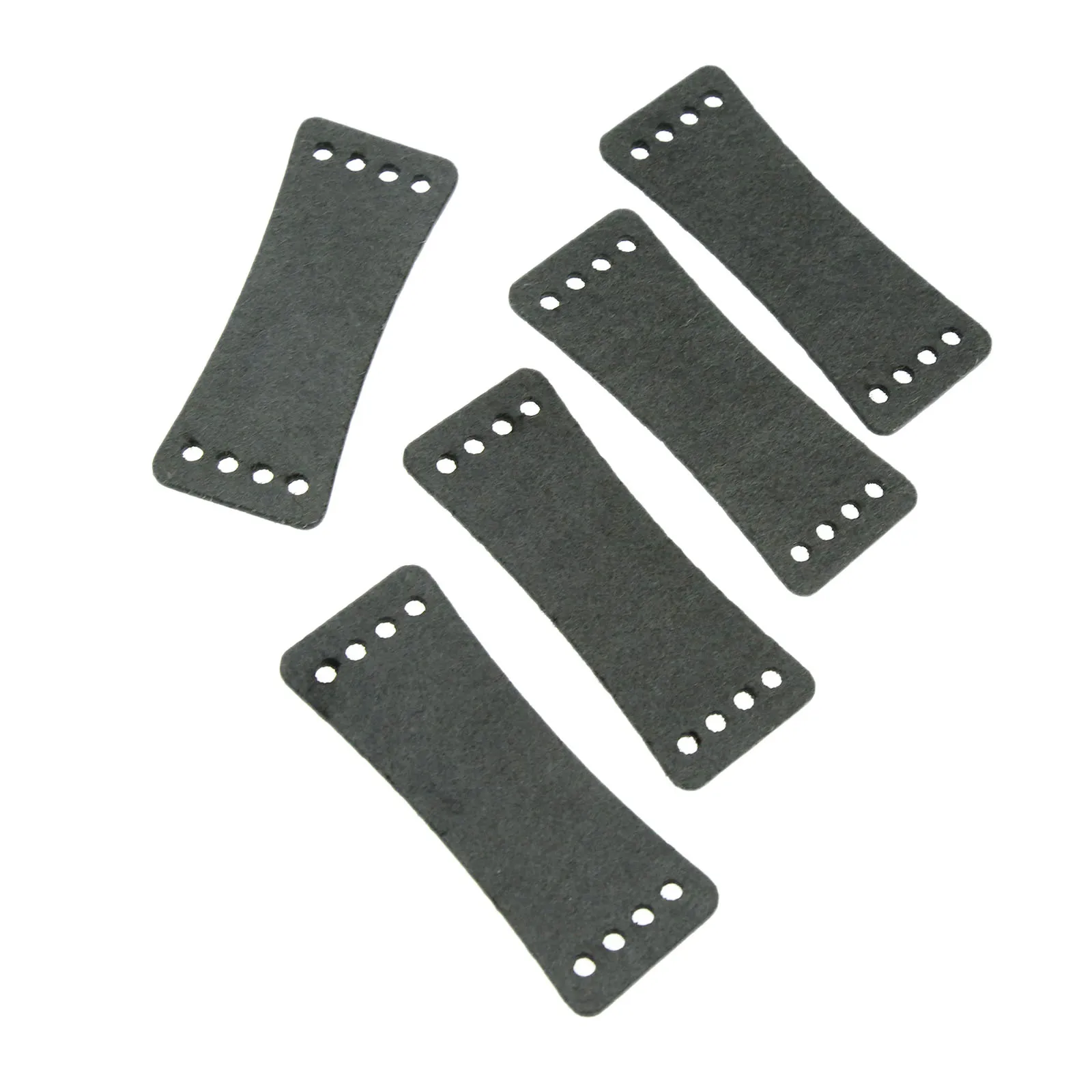 20/10/5 Pcs Slingshot Non-slip Pocket for Flat Rubber Band PU leather Outdoor Hunting Shooting Accessories 75mmX25mmX30mm