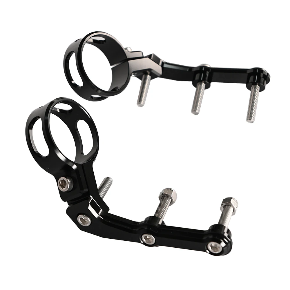 Motorcycle Shock Absorber Remote Reservoir Mounts for Harley Davidson Baggers/Touring Models 2014-later
