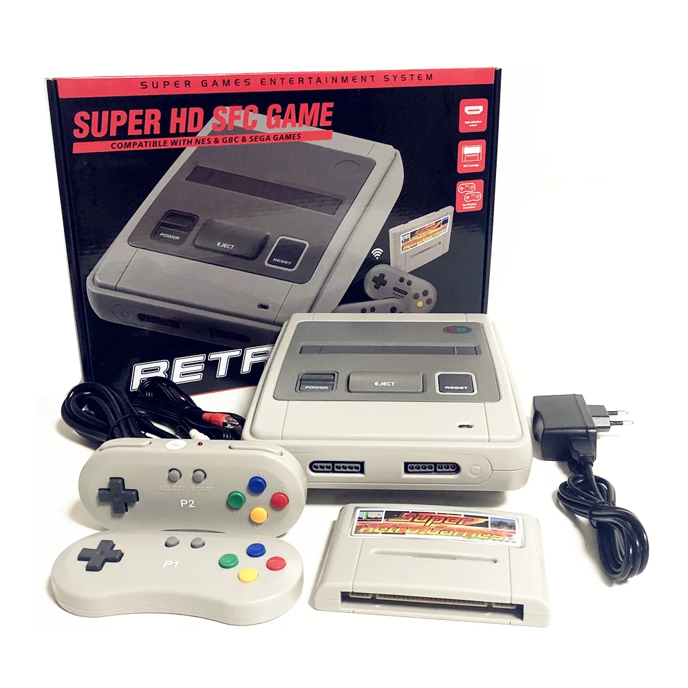 RETROAD SFC52HD Super Retro Hardware Game Console Play SFC/SNES
