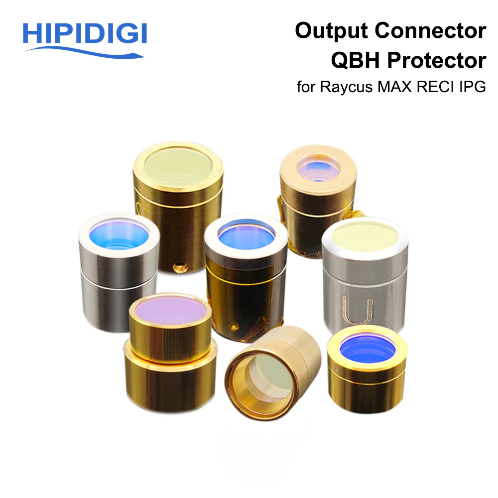 Raycus RECI Max BWT IPG GW Output Protective Connector Lens 1.5KW 3KW 6KW QBH Fiber Laser Source Protection Cap Fiber Optical