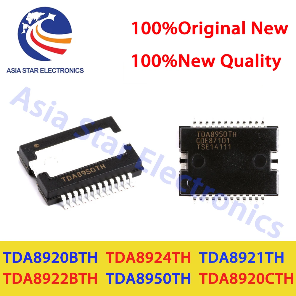 100%New Original TDA8920BTH TDA8920 TDA8924TH TDA8924 TDA8921TH TDA8921 TDA8922BTH TDA8922 TDA8950TH TDA8950 SOP-24 IC ChipStock
