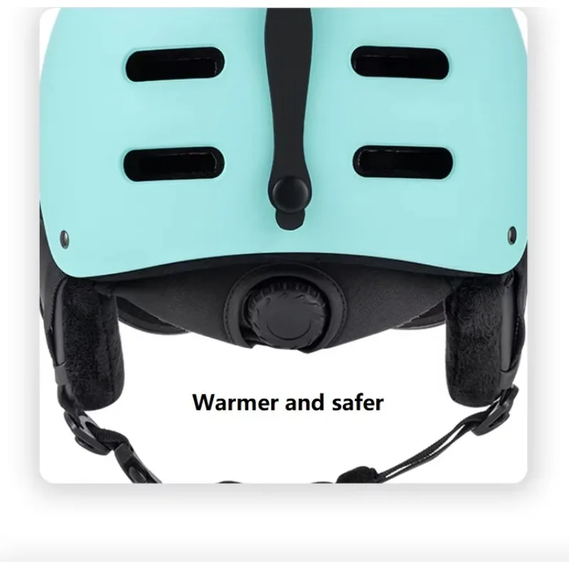 Warm Premium Snowboard Helmet Ski Helmet Impact Resistant Structure Breathable Padded Dial Fit Shield Winter Snow Safety Gear