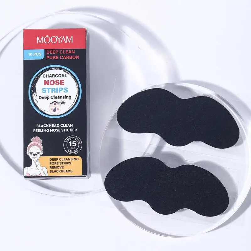 10Pcs Unisex Blackhead Remove Mask Peel Nasal Strips Deep Cleansing Shrink Pore Nose Black Head Remove Stickers Skin Care Mask`~