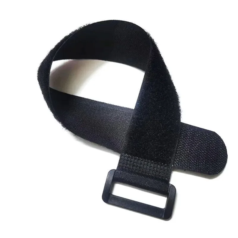 5PCS Black Mountain Bike Binding Velcro Strap Blend Anti-buttoning Magic Banding Strap Buckle Straps Tie Bicycles Accessories