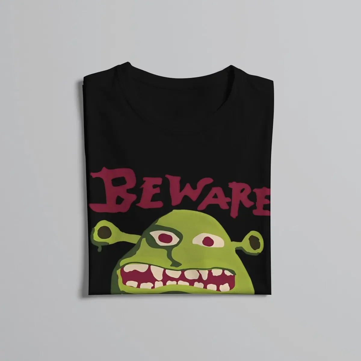 Classic Movie Shrek Cartoon Beware Ogre Graphic T Shirt for Woman Kawaii Harajuku Anime Tees Vintage Street Fashion Tops Y2k