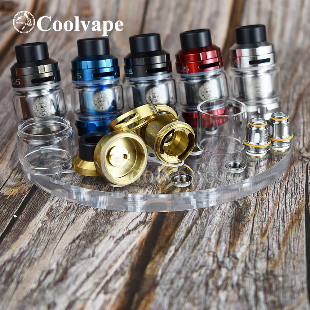 ZEUS Sub OHM TANK RTA 2มล./5มล. เครื่องฉีดน้ำ Zeus Mesh COIL เครื่องฉีดเวปบุหรี่ไฟฟ้าแบบตาข่ายเข้ากับเครื่องฉีดน้ำแบบคอยล์ตาข่ายเทียบกับ KYLIN V3 RTA