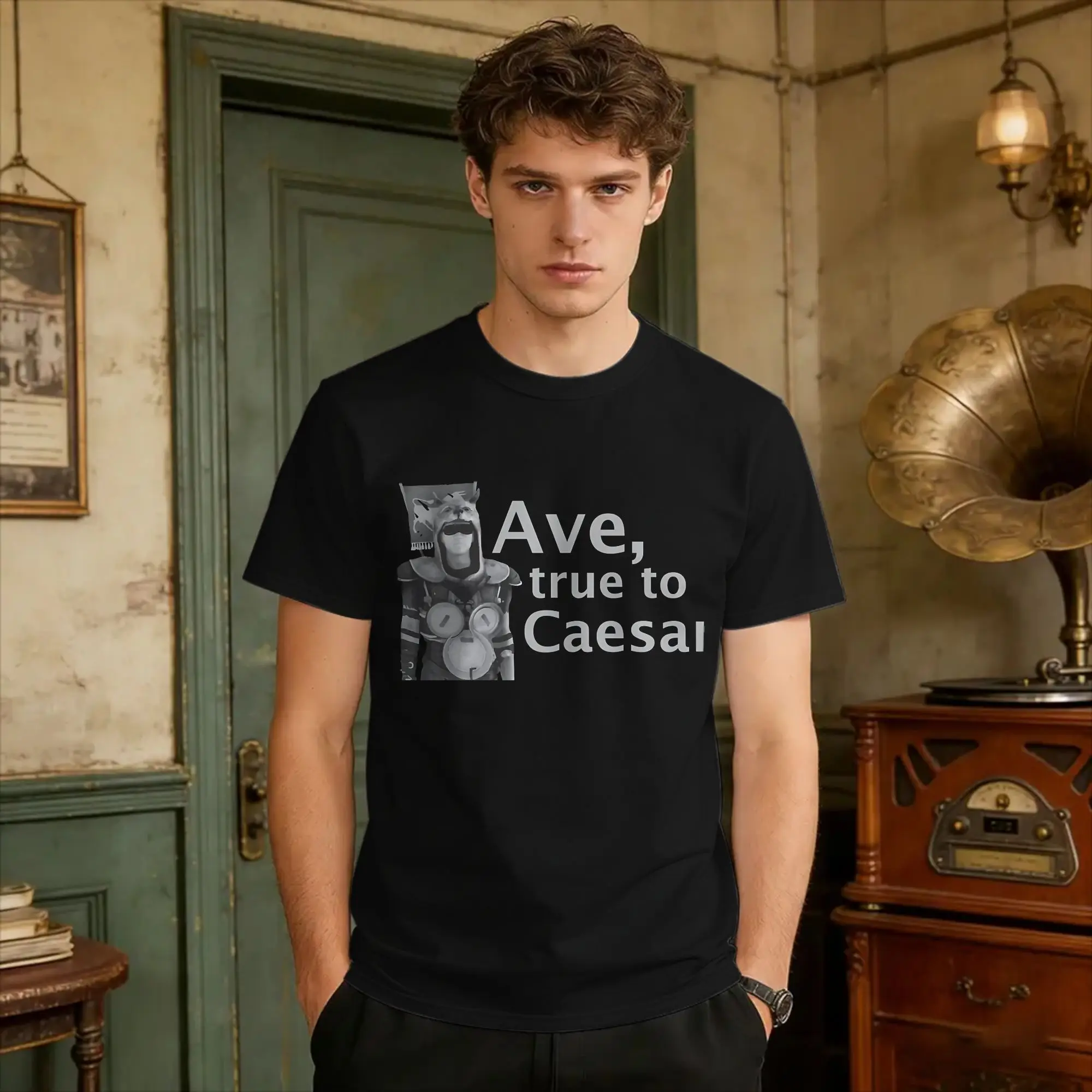 Ave, true to Caesar T Shirt Summer Ave Caesar Y2K Casual T-Shirts Cotton Fashion Tshirt For Men's Design Top Tees
