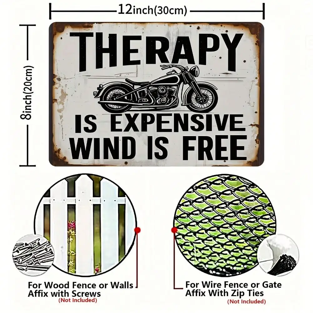 خمر دراجة نارية تين تسجيل 8x12 بوصة المعادن جدار الفن ديكور المنزل المرآب هدية