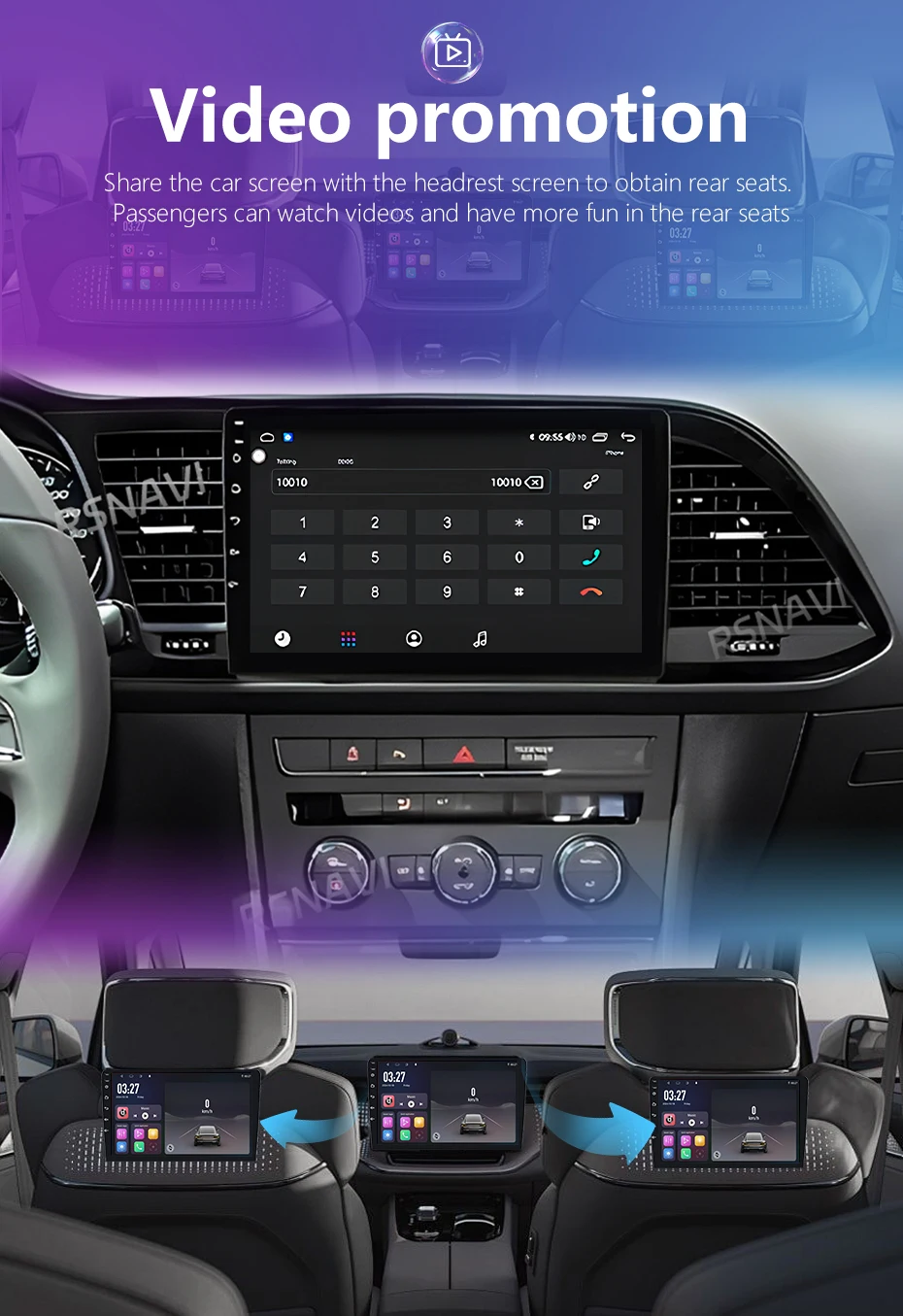 Android 16 Für Seat Leon 3 2012 2013 2014 2015 - 2020 GPS Multimedia Player Stereo Autoradio mit Wireless CarPlay Plug and Play – Detail 24