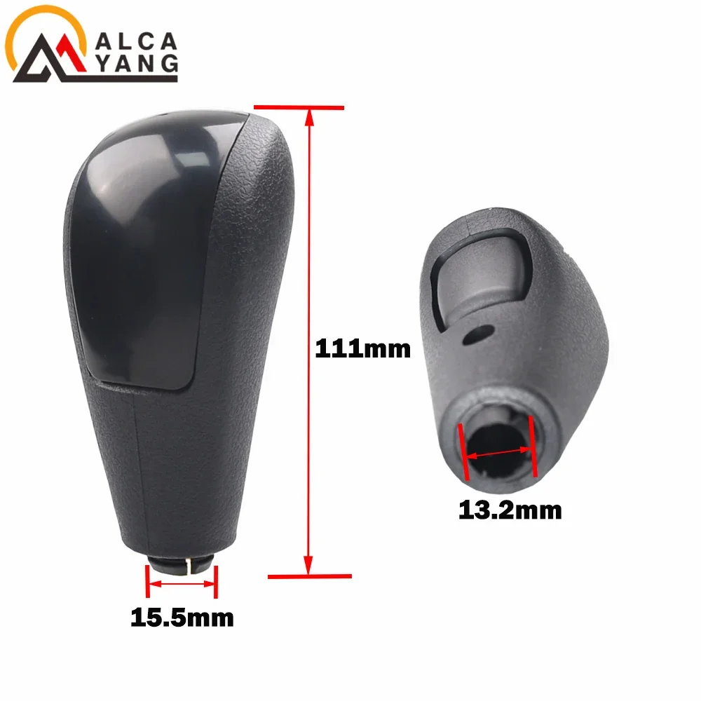 Auto Parts Leather Automatic Gear Shift Knob Lever Shifter For Ford Focus MK2 Fiesta 2005-2012 Car Accessories