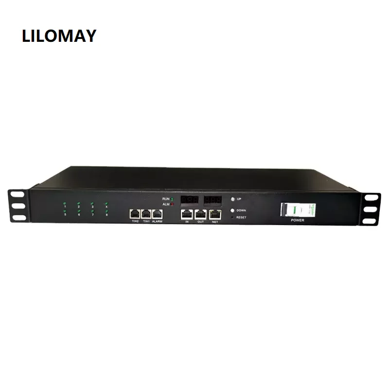 

19 Inch PDU Meter Rack-mounted Smart PDU IEC Cabinet Socket 8-port C13 HTTP SSH SNMP TELNET Protocol Multi-user LAN Management