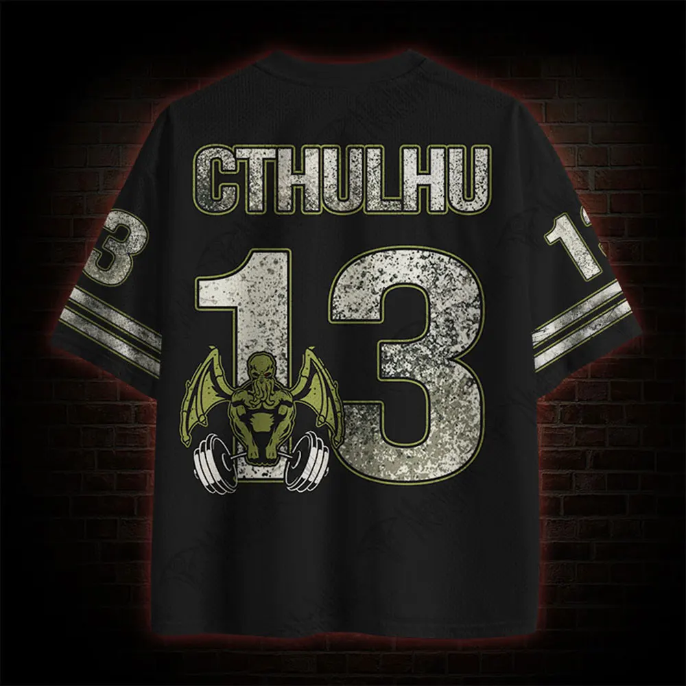 Hot Selling Goods, Cthulhu Cultural Goods, Fashionable Men's Short Sleeves Suitable for Sports and Fitness Майка Мужская