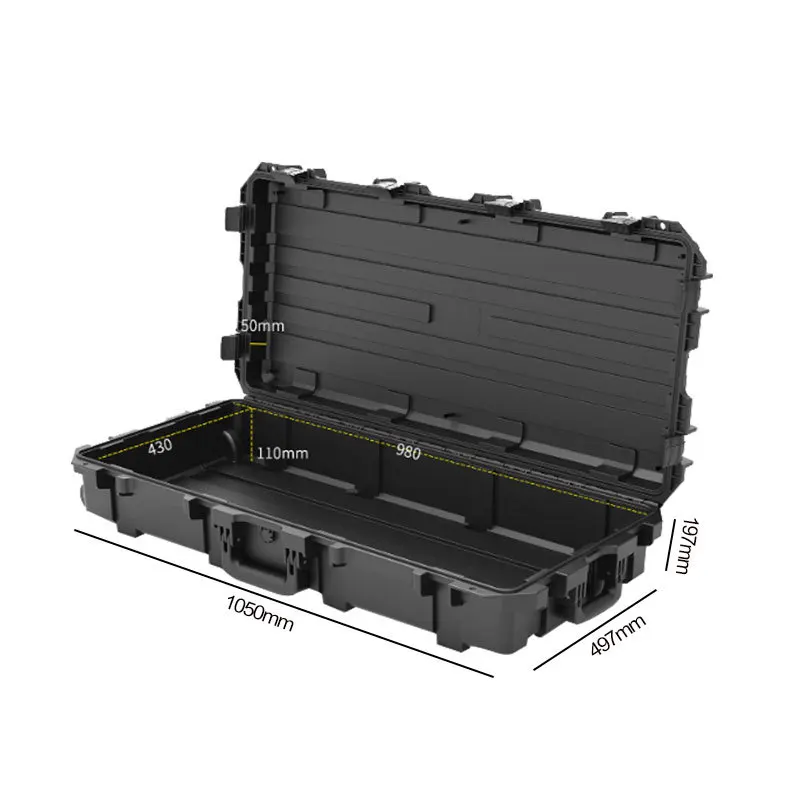 Long Safety Box Multifunctional Bow and Arrow Fishing Gear Storage Protective Box Engineering Plastic Instrument Box Durable