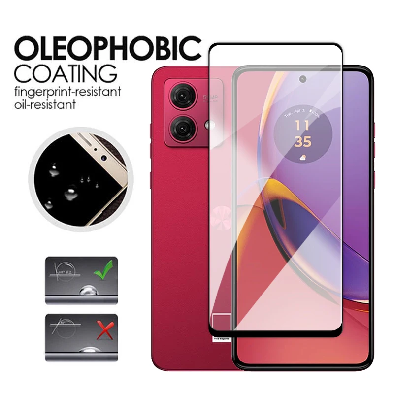 For Motorola Moto G84 5G Screen Protector 6.5 inch Full Cover Glass For Moto G84 Tempered Glass Motorola Moto G84 Lens Flim