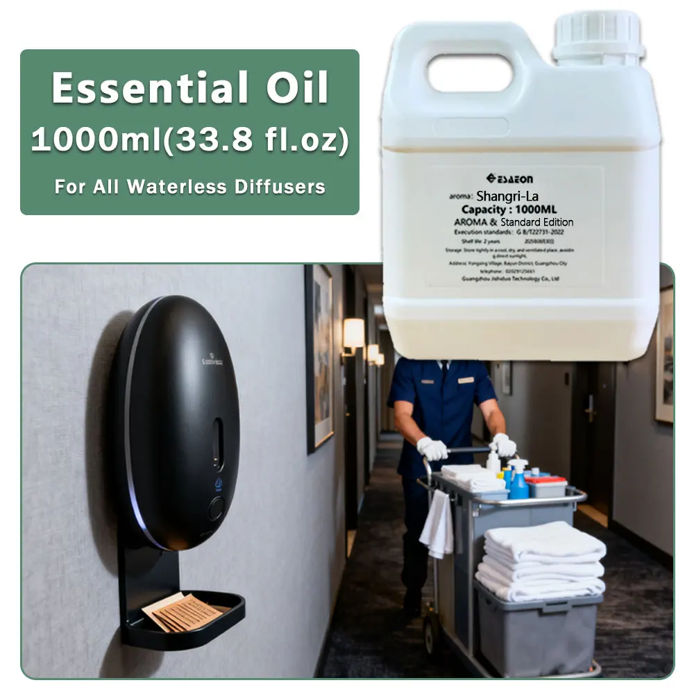 ESAEON Essential Oils - For Waterless Aromatherapy Machines, Hotel Household Aroma Machine Oil, Shangri-La - 1000ML (33.8 fl.oz)