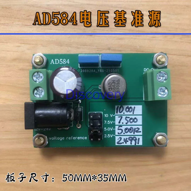 AD584 Reference Voltage Source 10V Voltage Reference Board Calibration Calibration Three and a Half Four and a Half Voltage File