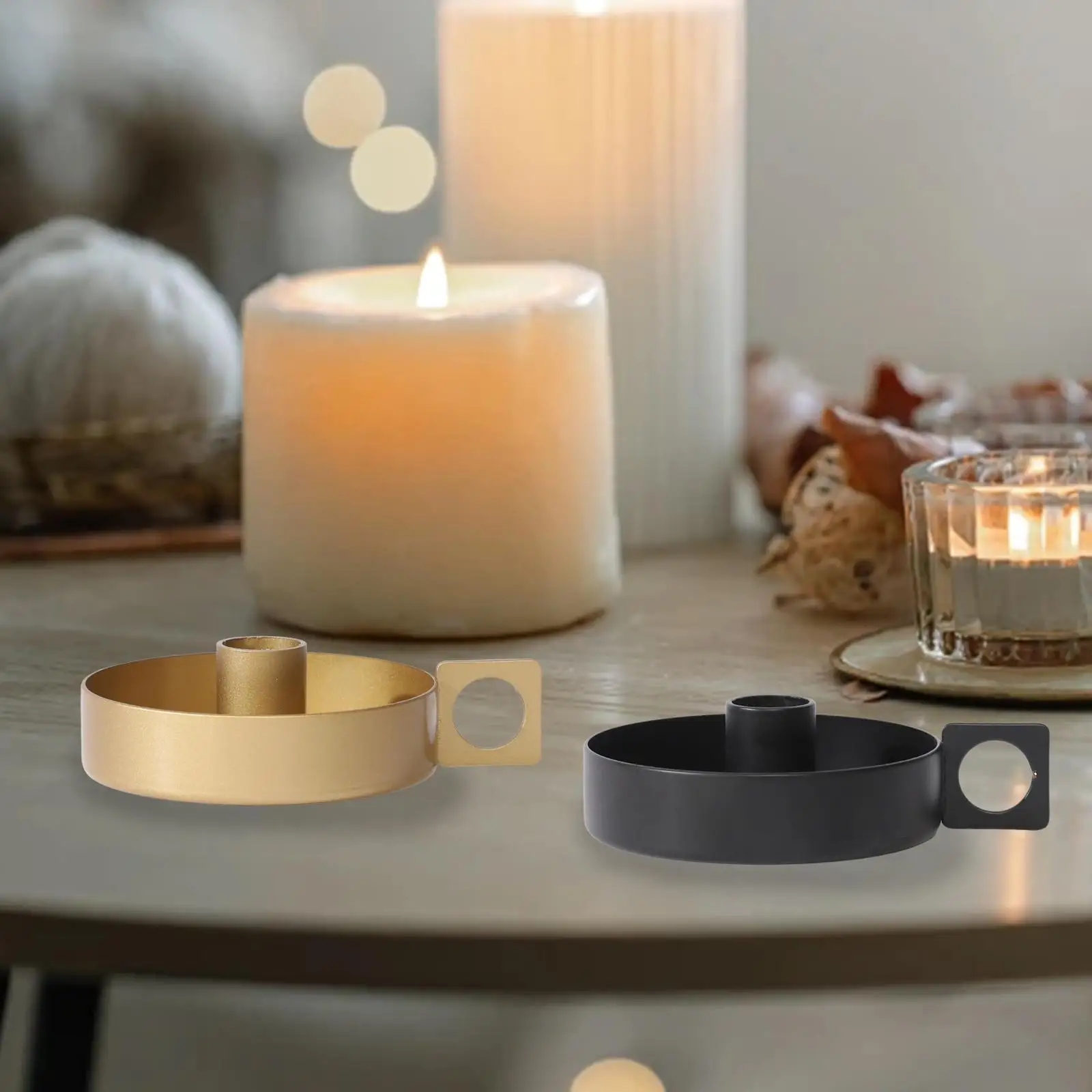 Castiçal cônico castiçal de ferro decoração de mesa de centro decoração de casamento para