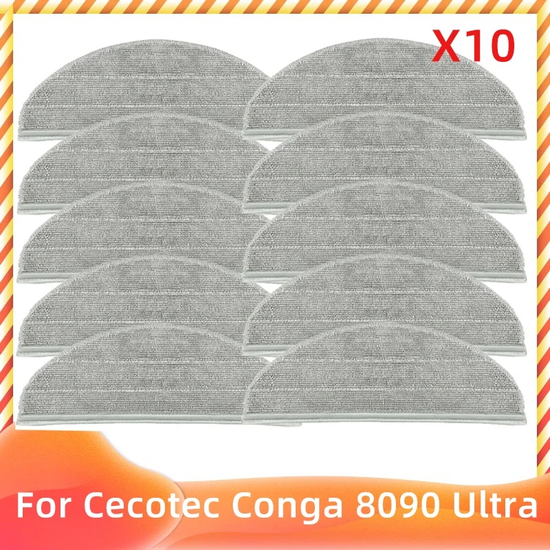 Spare Mop Cloth Wipe Rag For Cecotec Conga 8090 Ultra Robot Vacuum Cleaner Accessories Replacement Parts