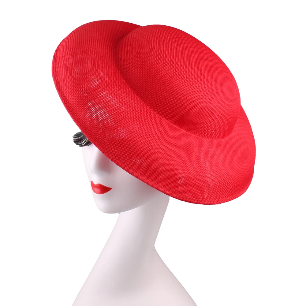 Fascinator Hat Base 30CM Millinery Form For Womens Wedding Bride Church Party DIY Hair Accessories Ladies Derby Headpiece Caps