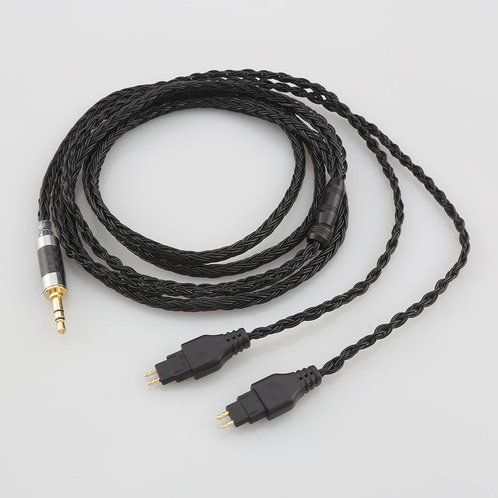 16 rdzeń czarny OCC kabel do słuchawek do Sennheiser HD580 HD600 HD650 HDxxx HD660S HD58x HD6xx słuchawki