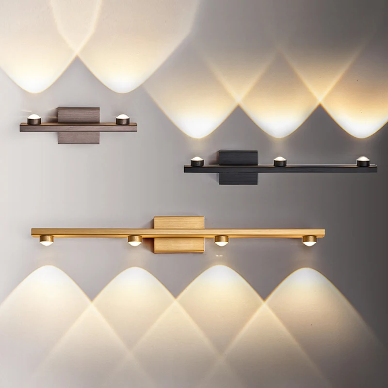 

Wall lamp living room background wall lamp bathroom mirror headlight up and down luminous foyer