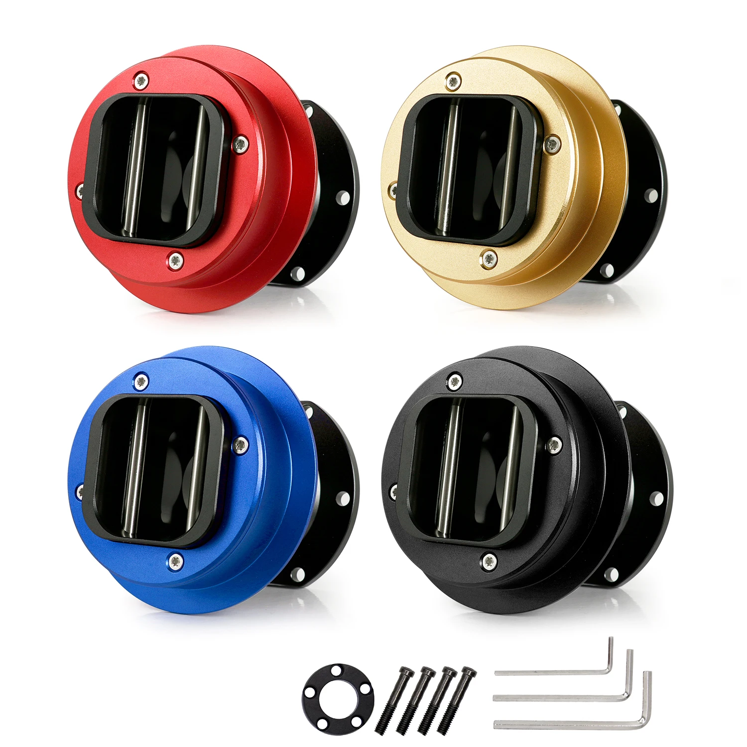 (Type-M) Replacement QR2 Bundle Wheel-sides And Base-Side Quick Release Set for Fanatec Steering Wheel Accessories