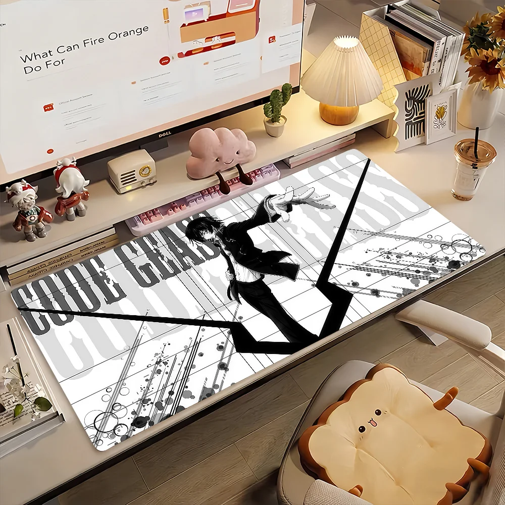 

Коврик для мыши с рисунком Code Geass, нескользящий резиновый компьютерный коврик, игровой коврик для геймеров, декоративный коврик для стола, большой коврик для ноутбука и офиса