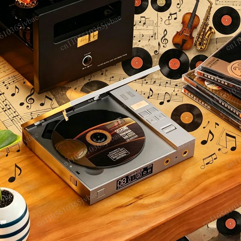CP6 Tube CD Player, Three-speed Adjustable Sound Effects, Support Bluetooth Wireless Playback
