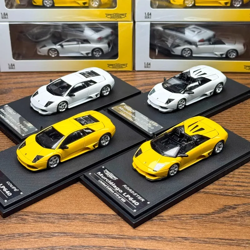 

Stock 1:64 Lamborghini Murcielago Bat LP640 die-cast alloy car model, boys' toy, children's festival gift, adult decoration.