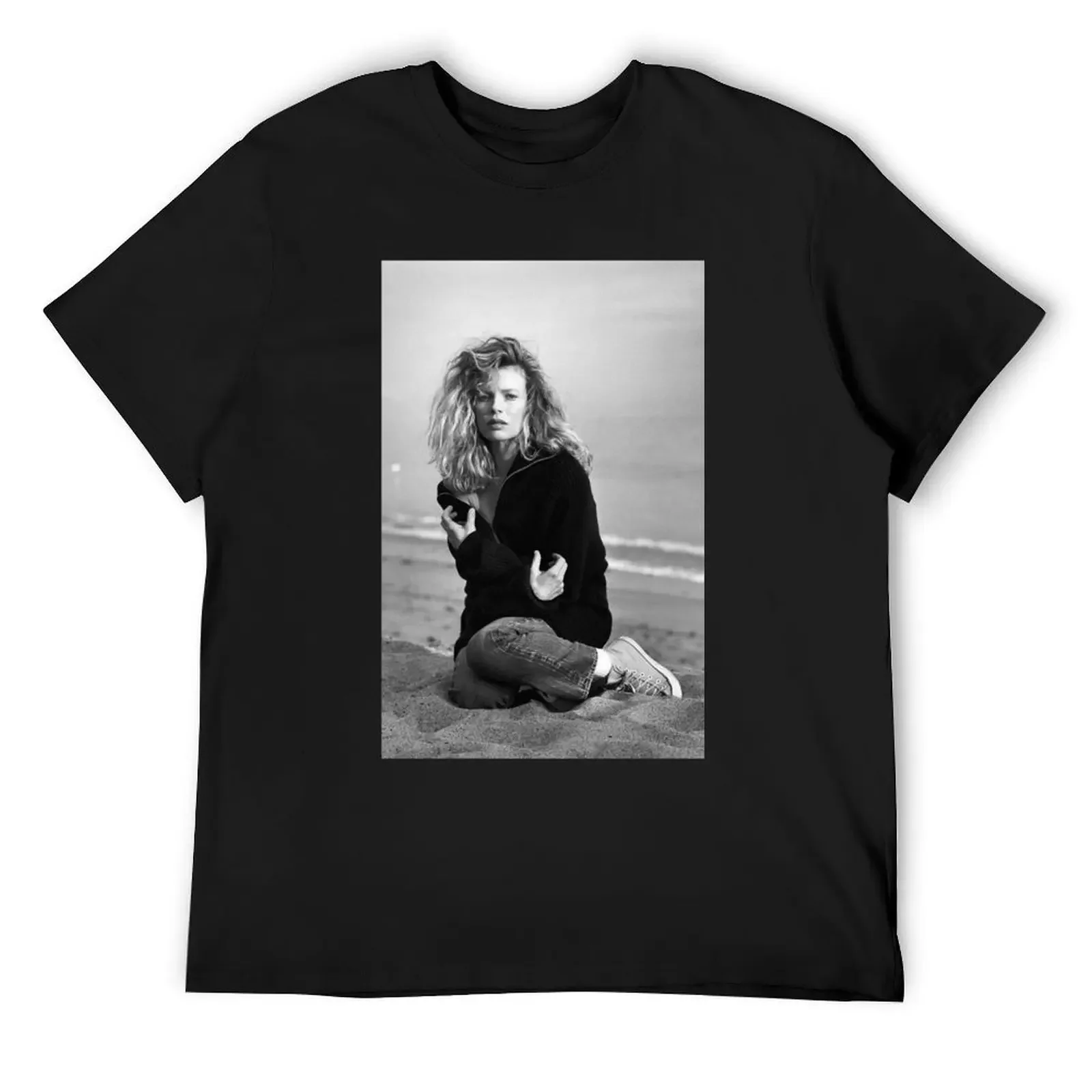 kim basinger T-Shirt blue archive graphic tee shirt rapper graphic tees graphic t shirt vintage t shirt men 100℅ cotton