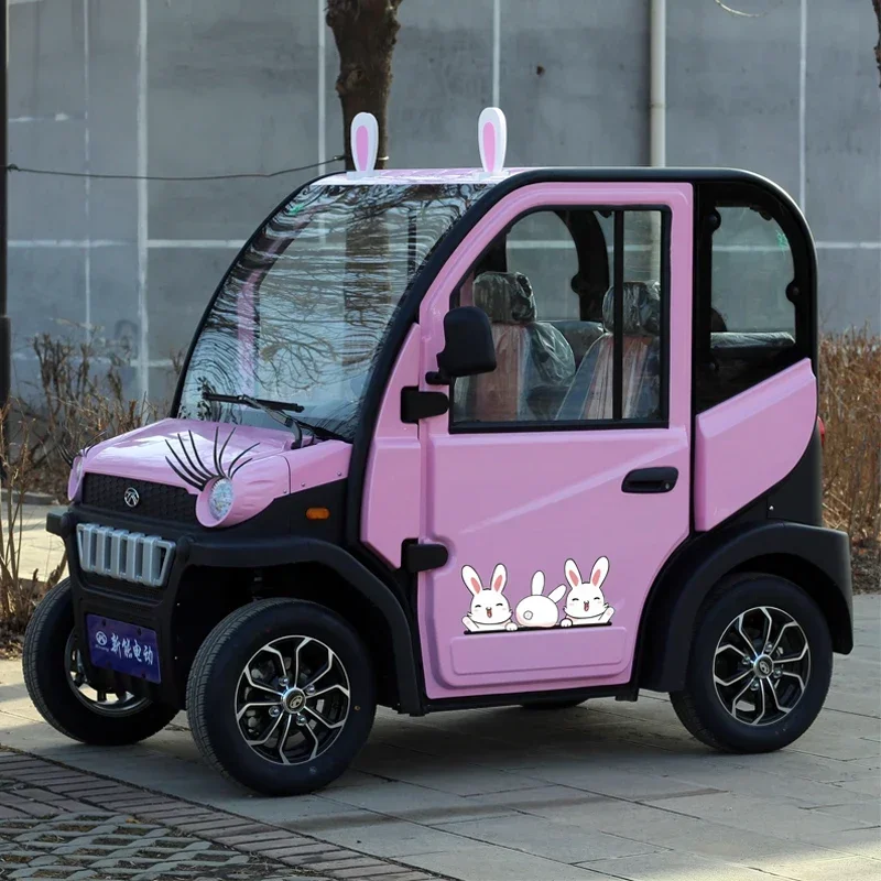 For Customize the old man's mini electric car, ladies' small four-wheeled double-person household pick-up children's