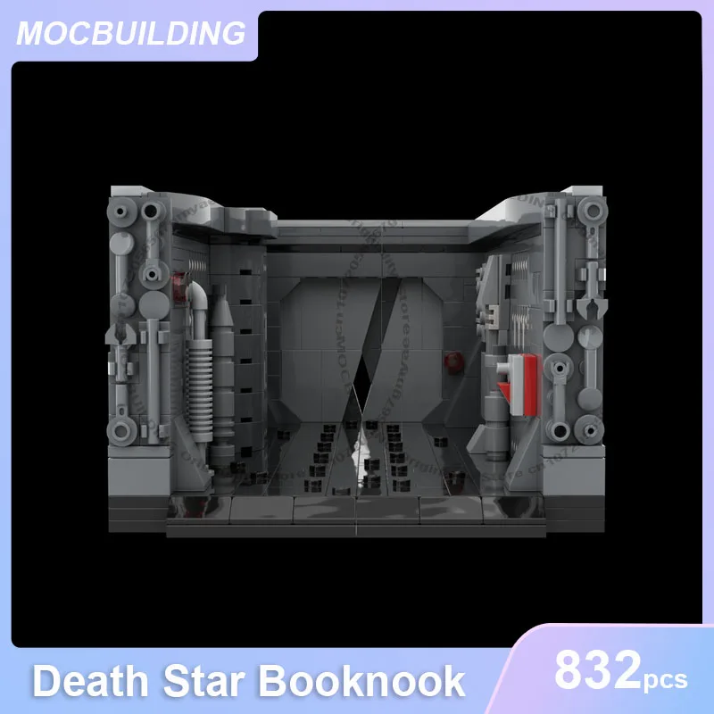 

MOC Building Blocks Death Star Booknook Model DIY Assemble Bricks Space Educational Creative Collection Xmas Toys Gifts 832PCS