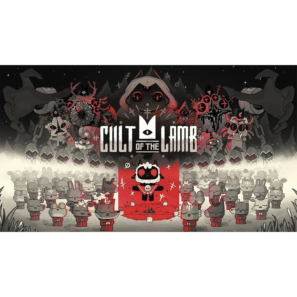 Cult of the Lamb-Offres de jeux Nintendo Switch, 100% officiel, carte de jeu fongique originale pour Switch OLED Lite