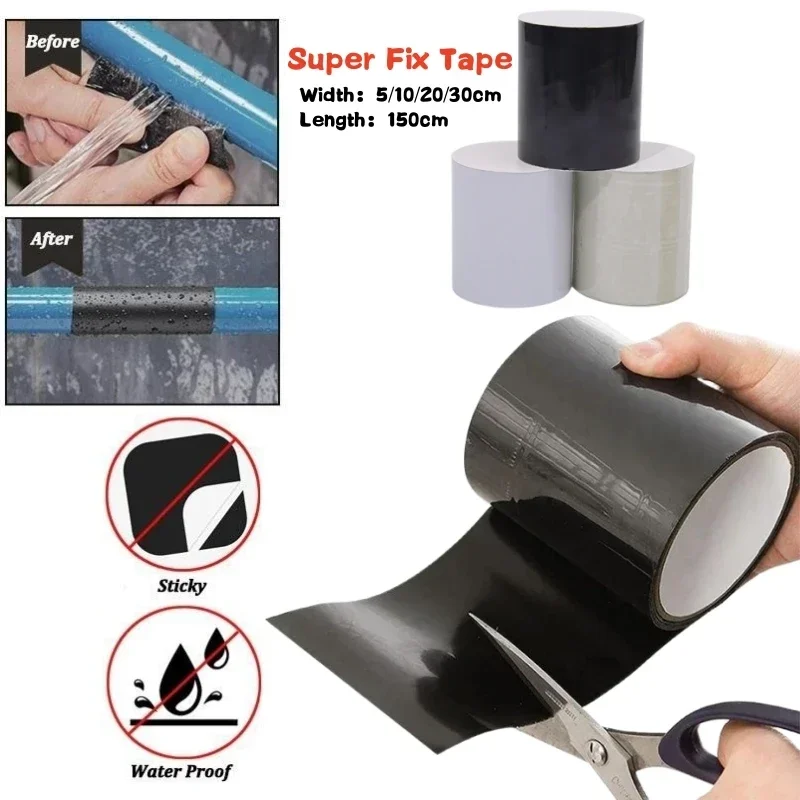 Waterproof Tape Super Strong Flex Leakage Repair Waterproof Tape for Garden Hose Water Bonding Fast Rescue Repair Quickly Stop