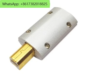 

1pcs Gold-plated/rhodium-plated, connector, plug 2.0 AB flat square port