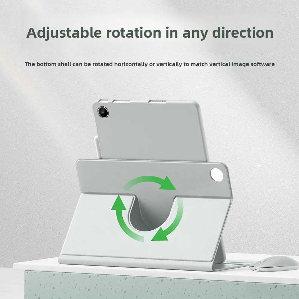 آيباد 360 °   حافظة iPad قابلة للدوران لهاتف 2024 Air 11 13 M2 Pro 11 13 M4 Air 4 5 10.9 iPad 7/8/9/10th Generation Mini 6 غطاء حامل لوحي