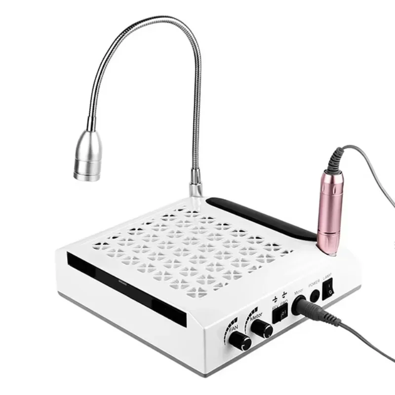 2026/Multi function nail machine high power nails drill 4 in 1 nail dust collector with floodlight and hand cushion