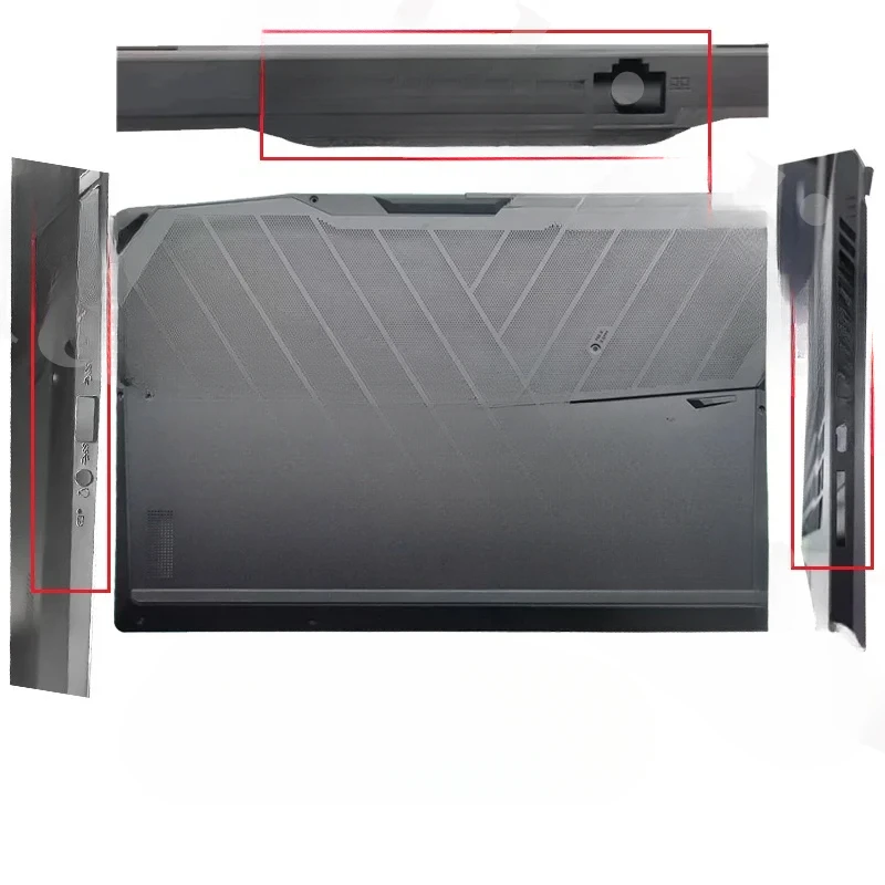 NEW Notebook LCD Back Cover Front Bezel Hinges Palmrest Bottom Accessories For MSI Stealth GS77 MS-17P1 MS-17P2 Laptops Case
