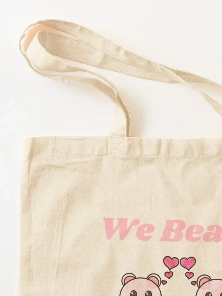Cartoon Bear We Bears We Care Tote Bag shopper bags for women Handbags tote bags aesthetic personalized tote bag