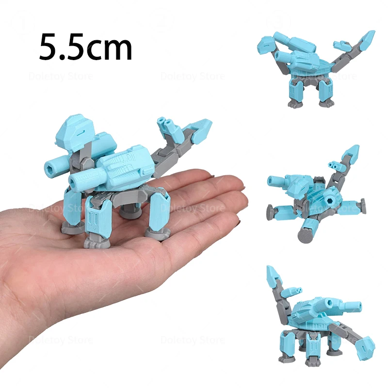 Neue 3D-gedruckte Kriegsmaschine Serie Mini beweglicher Kampfpanzer Sentry Drone Artillery Launcher Actionfigur Raumdekoration Geschenke – Detail 2