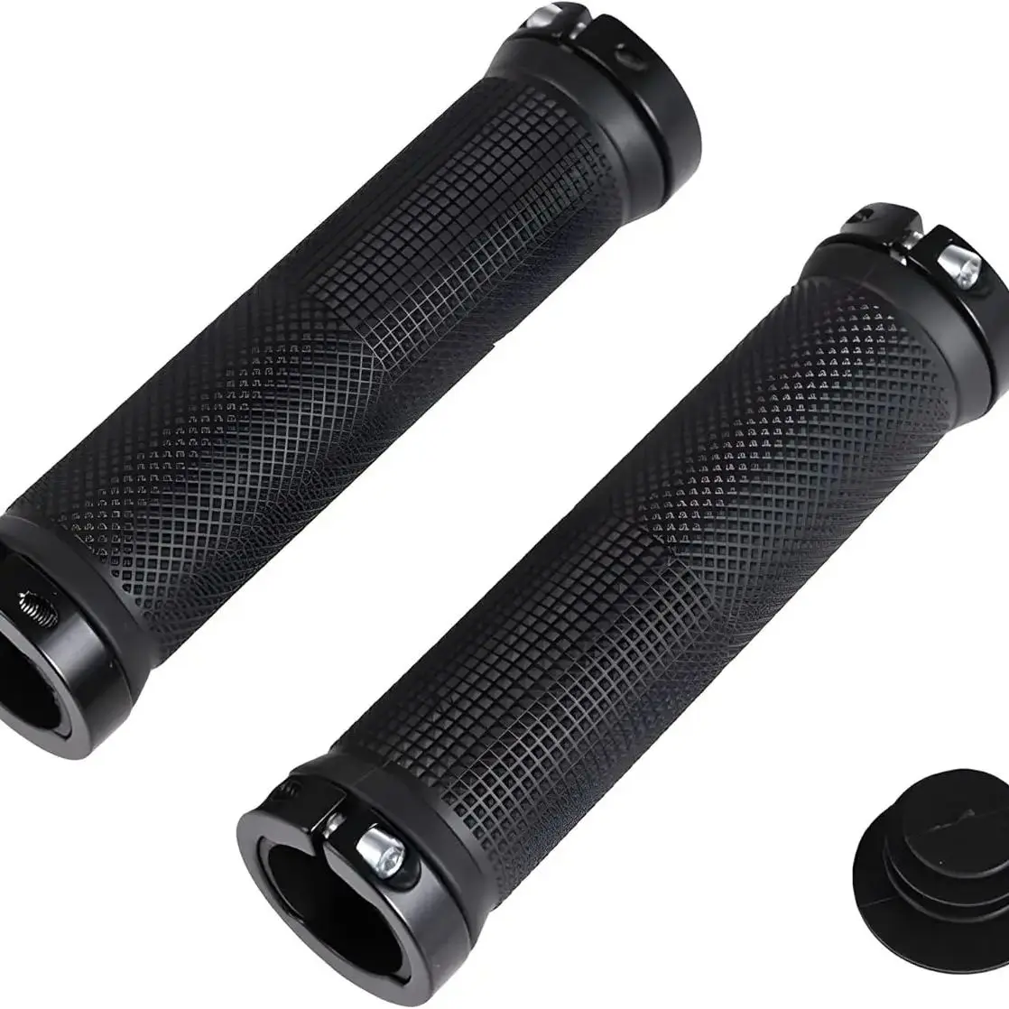 AliExpress Bike Handlebar Grips, Single Lock on Bicycle Handle Bar, for BMX, Mountain, MTB, Beach Cruiser, Scooter, Folding Bike, Soft Non-