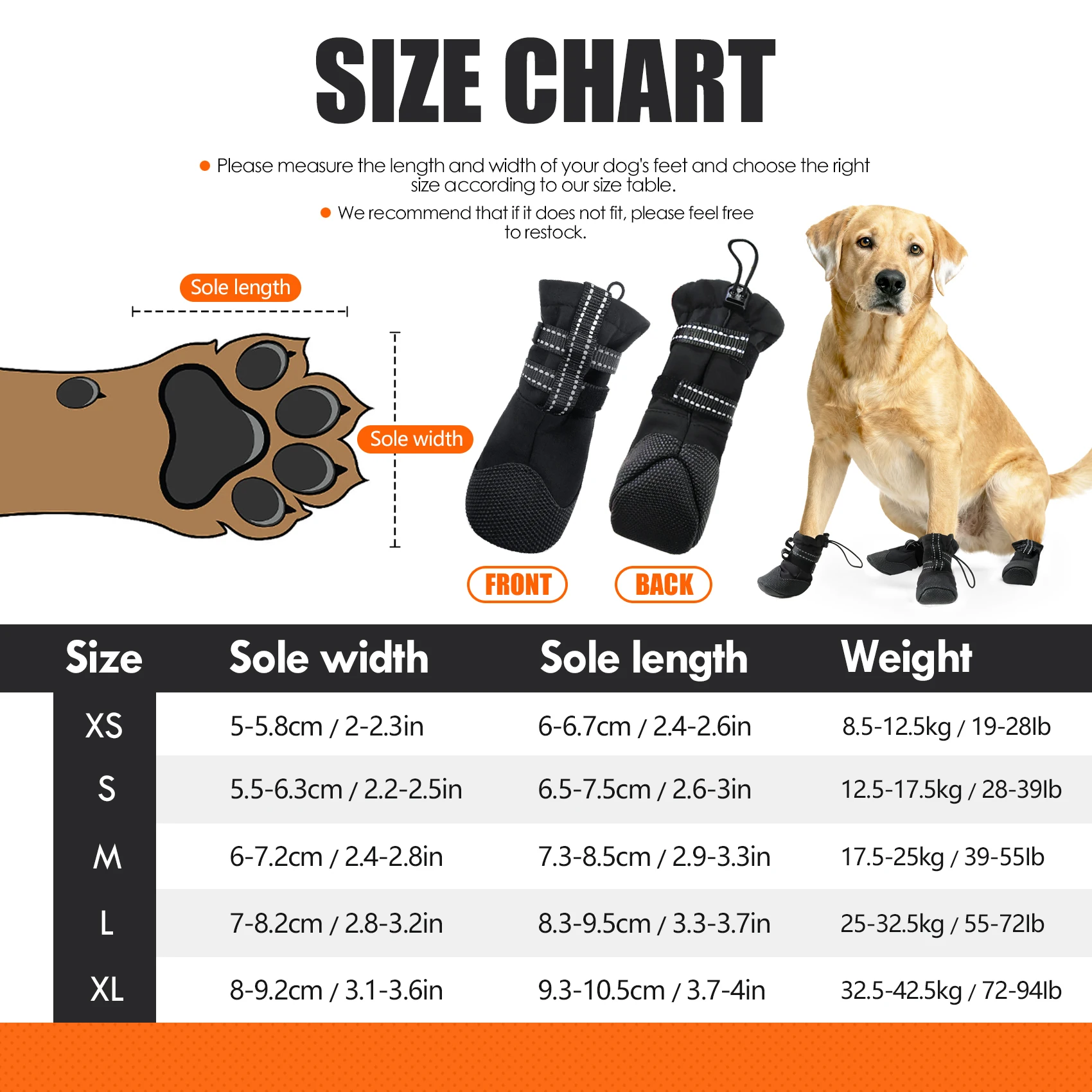 Dog Boots,Waterproof Dog Shoes - Outdoor Rug Waterproof ulasan dan harga