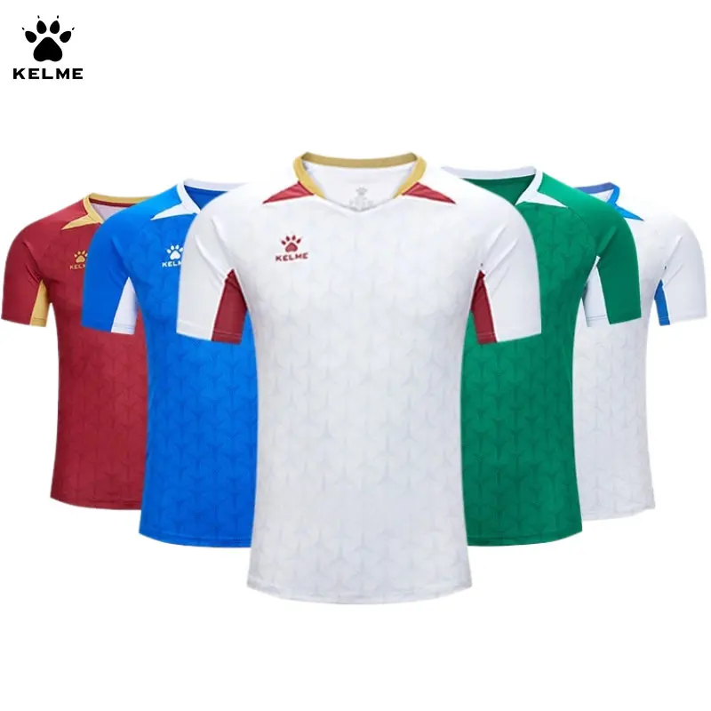 KELME Football Shirts Adult Children Custom Match Training Team Uniforms Sportswear Short-sleeved T-Shirt