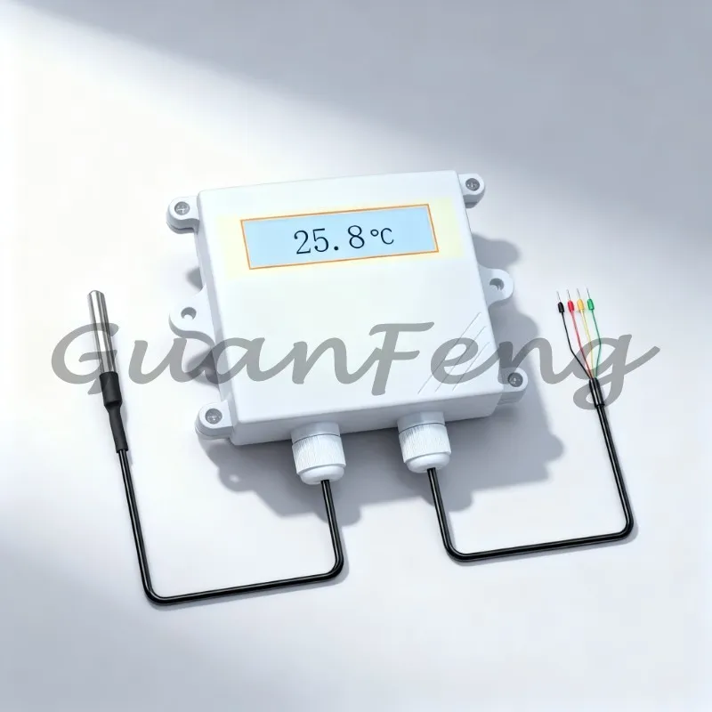 Industrial‑Grade Moisture‑Resistant Temperature Sensor Transmitter, Multi‑Output High‑Accuracy Probe