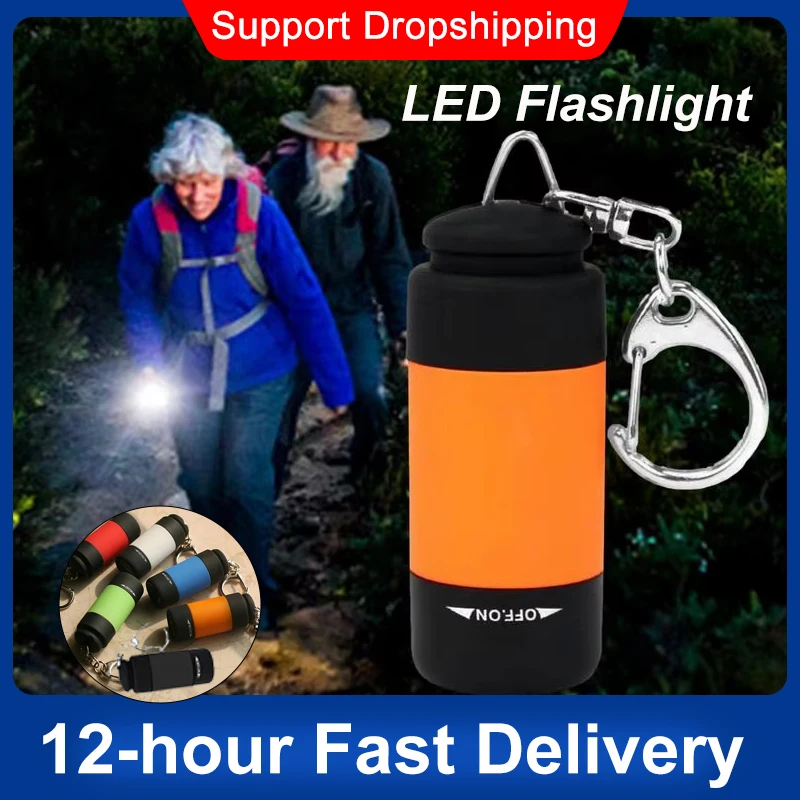 

USB Flashlights Led Mini Light Portable Rechargeable Waterproof Flashlight Outdoor Hiking Camping Keychain Flashlight Super Brig